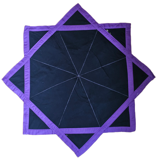 DriftBlade Collection | Cosmic Spiral – Black with purple lining